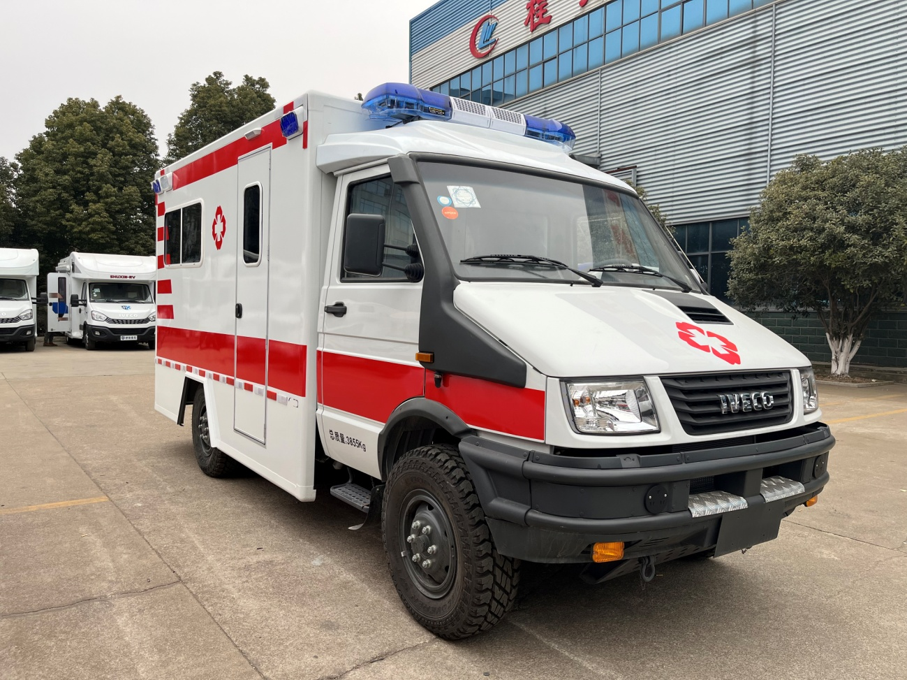 南京依维柯4×4方舱救护车